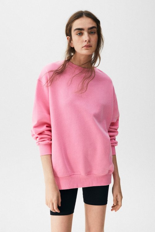 Basic Oversize Fleece Sweatshirt