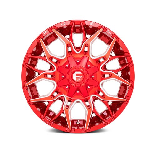FUEL® – D771 TWITCH 1PC Candy Red with Milled Accents