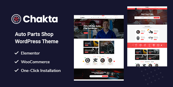 Chakta – Auto Parts Shop WooCommerce Theme