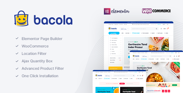 Bacola – Grocery Store WordPress Theme